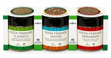 Grillfürst Pizzagewürz 3er Set - Pizza Finisher Classico, Arrabiata und Nuovo