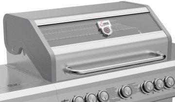 Grillfürst G521G 5-Brenner Edelstahl-Gasgrill - Servus Sonderedition - Gussroste