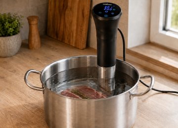 Grillfürst Sous Vide Stick - 1100 Watt, mit Timer und Touchdisplay