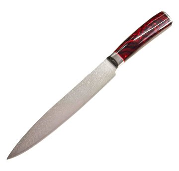 Grillfürst Tranchiermesser aus Damaststahl - Klingenlänge 20 cm