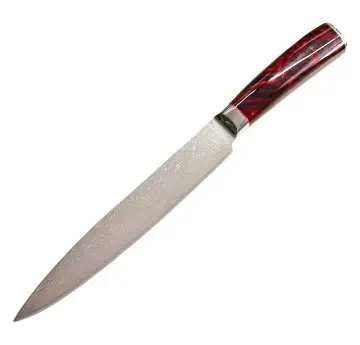 Grillfürst Tranchiermesser aus Damaststahl - Klingenlänge 20 cm