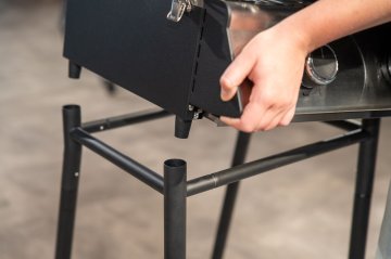 Grillfürst Untergestell für Campinggrill G201E, zerlegbar, mit Tasche
