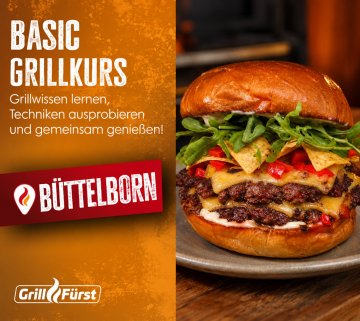 Grillfürst Basic Grillkurs - Mittwoch, 12.05.2027 - 17:00 Uhr - Büttelborn