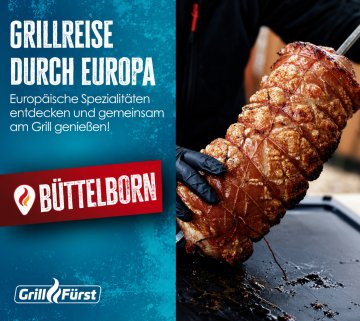Grillfürst "Grillreise durch Europa" Grillkurs - Donnerstag, 18.03.2027 - 17:00 Uhr - Büttelborn