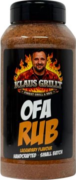 Klaus grillt OFA Rub 750 g Streuer