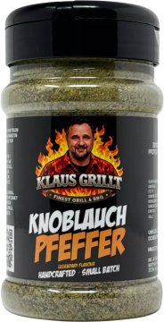 Klaus grillt Knoblauchpfeffer 260g Streuer