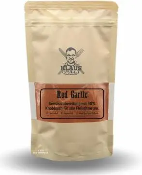 Red Garlic Rub 250 g Beutel by Klaus grillt