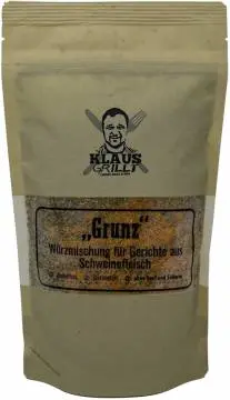 Grunz Gewürzmischung 250 g Beutel by Klaus grillt