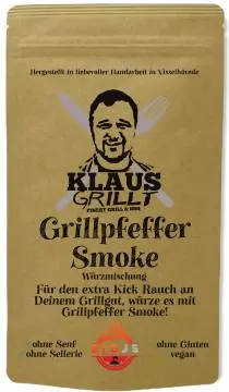 Grillpfeffer Smoke 250 g Beutel by Klaus grillt