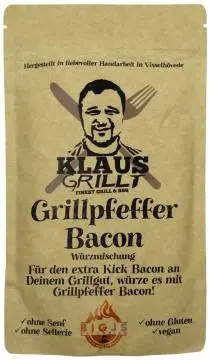 Grillpfeffer Bacon 250 g Beutel by Klaus grillt