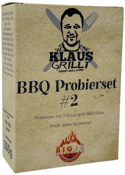 Probierset #2 BBQ Buddy / Sweet Honey Dust / Sweet &amp; Spicy Rub 3x 100g Beutel  by Klaus grillt