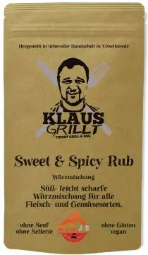 Sweet & Spicy Rub 250 g Beutel by Klaus grillt