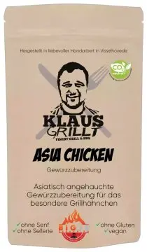 Asia Chicken Gewürzmischung 250 g Beutel by Klaus grillt
