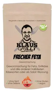 Frecher Feta Gewürzmischung 120 g Beutel by Klaus grillt
