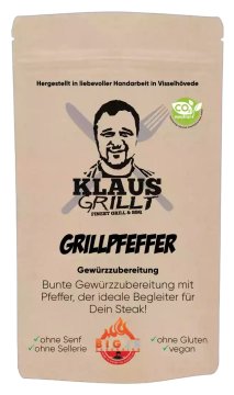 Klaus Grillpfeffer 450 g Beutel by Klaus grillt