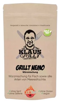 Grillt Nemo Gewürzmischung 250 g Beutel by Klaus grillt