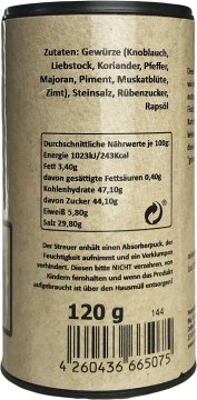 HULK Gewürzmischung 120 g Streuer by Klaus grillt