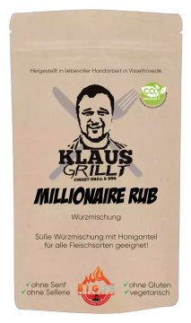 Millionaire Rub 250 g Beutel by Klaus grillt