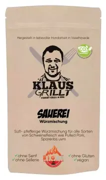 Sauerei Gewürzmischung 250 g Beutel by Klaus grillt