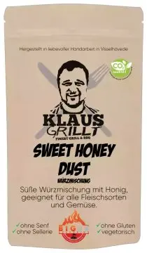Sweet Honey Dust 250 g Beutel by Klaus grillt