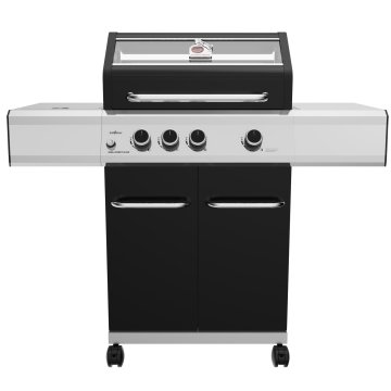 Grillfürst G310G 3-Brenner Gasgrill - 1. FC Köln Edition - Gusseisenroste