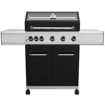 Grillfürst G510G 5-Brenner Gasgrill - 1. FC Köln Edition - Gusseisenroste