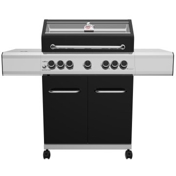 Grillfürst G520E 5-Brenner Gasgrill - 1. FC Köln Edition - Edelstahlroste