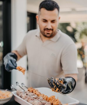 Moesta HeatPro Gloves - Grillhandschuhe aus Silikon - anthrazit in Größe S (7)