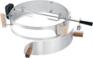 Moesta Smokin' PizzaRing - Rotisserie Set (50 cm) Batterie