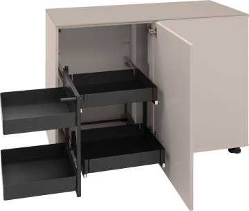 Grillfürst Moments Eckschrank mit Auszug links - Mediterran / Aeris - 120 cm