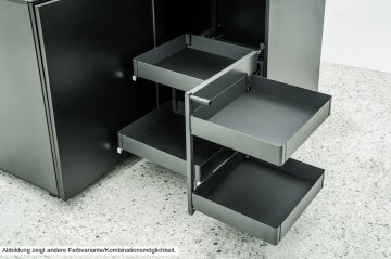 Grillfürst Moments Eckschrank mit Auszug rechts - Mediterran / Aeris - 120 cm