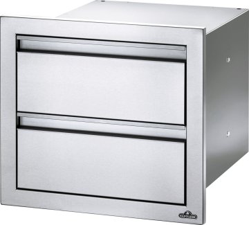 Napoleon Einbauschrank mit Doppel-Schublade, klein (46 x 41 cm)