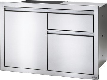 Napoleon Einbauschrank mit Tür und Mülleimer Kombination (91 x 61 cm)