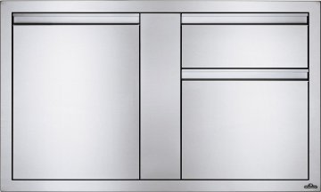 Napoleon Einbauschrank mit Tür und Mülleimer-Kombination (107 x 61 cm)