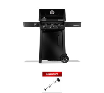 Napoleon Freestyle 365 Gasgrill, Schwarz - 50 Jahre Napoleon - inkl. Heavy Duty Drehspiess