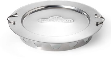 Napoleon Low &amp; Slow Einsatz für Kugelgrills (Holzkohlering &amp; Diffusor-Platte)
