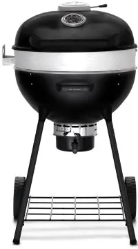 Napoleon PRO Holzkohlegrill Kugelgrill Ø 57 cm mit Gussrost und Deckelscharnier - Mattschwarz
