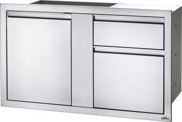 Napoleon Einbauschrank mit Tür und Mülleimer-Kombination (107 x 61 cm)