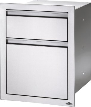 Napoleon Einbauschrank mit Mülleimerschrank und Küchenrollenhalter (46 x 61 cm)