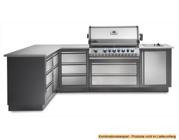 Napoleon Outdoor Küche Oasis 45° Verbindungs-Paneele gross (zu verwenden neben Einbaugrill)