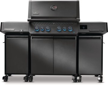 Napoleon Phantom Prestige 500 Connected Gasgrill - mit SIZZLE Zone und Heckbrenner - XL Grillstation mit Unterschränken