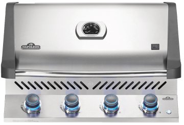 Napoleon Prestige 500 Edelstahl Einbaugrill inkl. SIZZLE ZONE - Burnout Kitchen Sonderedition - Retoure