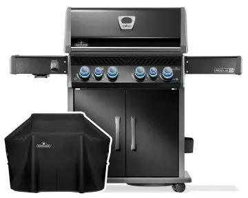 Napoleon Rogue PRO-S 525 Gasgrill - mit SIZZLE ZONE™ und Heckbrenner - Grillfürst Edition inkl. Abdeckhaube