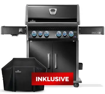 Napoleon Rogue PRO-S 525 Gasgrill - mit SIZZLE ZONE™ und Heckbrenner - Grillfürst Edition inkl. Abdeckhaube
