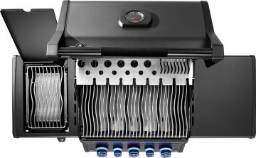 Napoleon Phantom Rogue PRO-S 425 Gasgrill - mit SIZZLE ZONE™ und Heckbrenner - mit Edelstahlrosten, Mattschwarz - NEU 2025