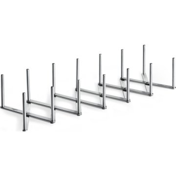 Napoleon Spare-Rib-Halter, Edelstahl, verstellbar