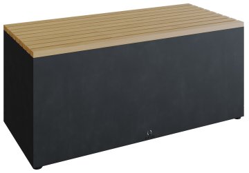 OFYR Garden Bench Black - Gartenbank