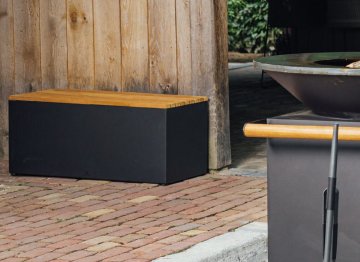 OFYR Garden Bench Black - Gartenbank