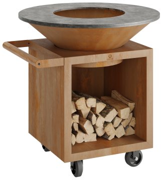 OFYR Grill Feuerplatte Classic Storage Corten 100 PRO