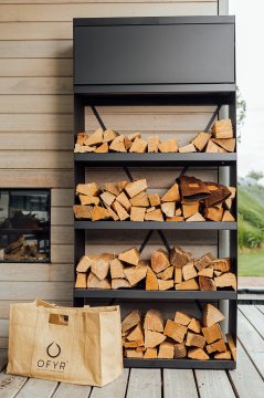 OFYR Wood Storage Black 100 - XL Holzlagerregal